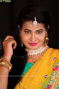 Anusha Venugopal in Designer Lehenga Choli