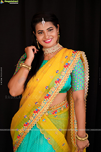 Anusha Venugopal in Designer Lehenga Choli