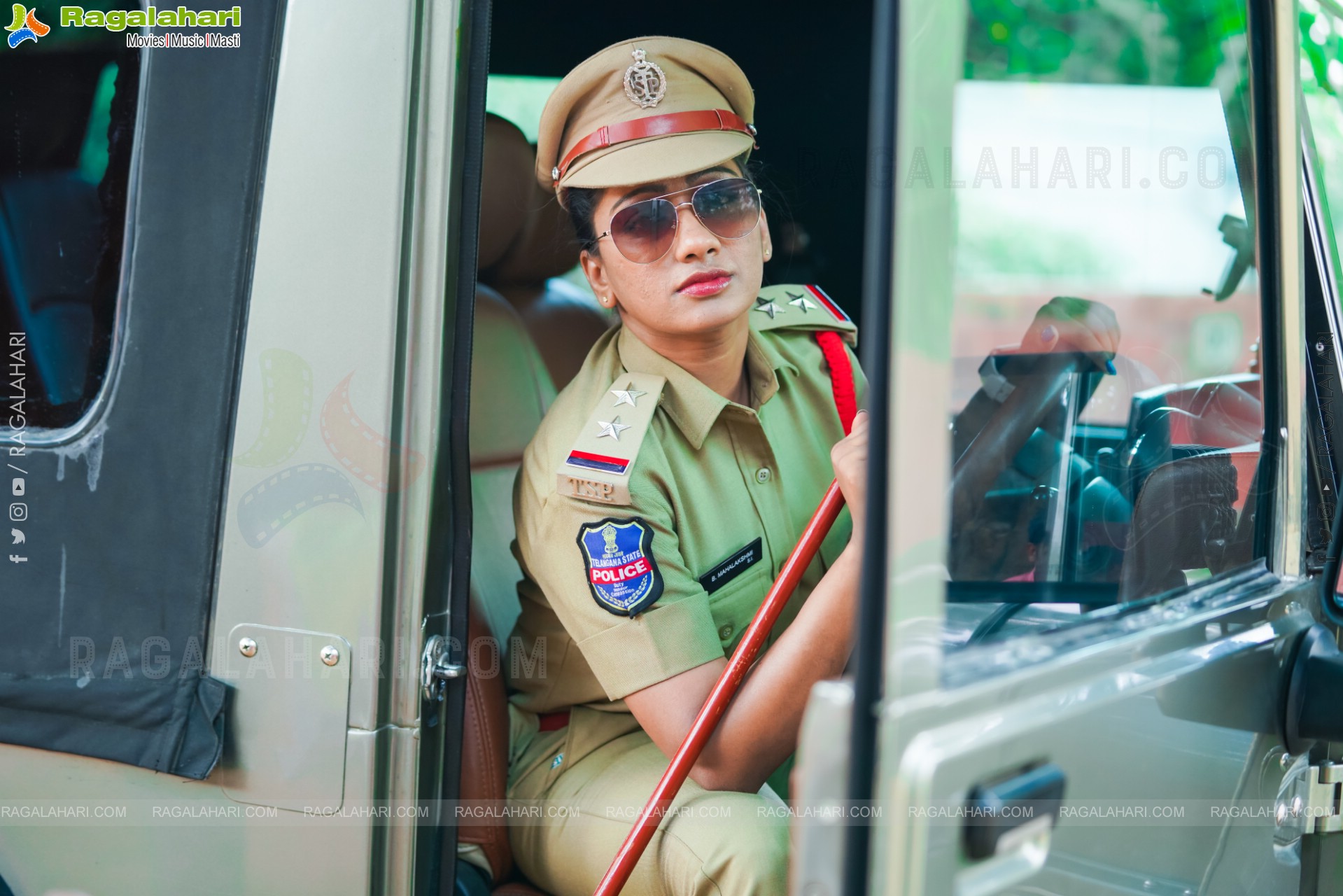 Chaithanya Priya in Cop Dress, Exclusive Photoshoot