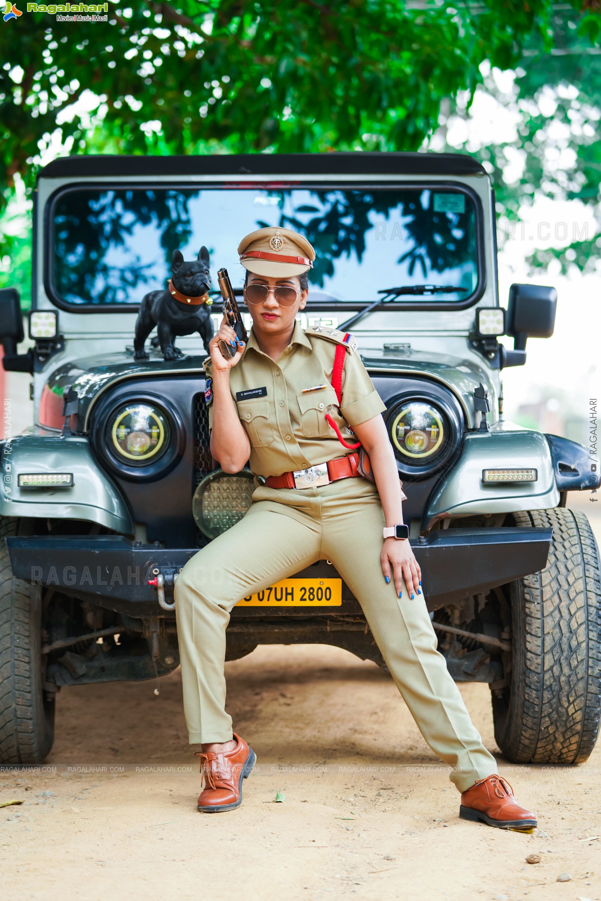 Chaithanya Priya in Cop Dress, Exclusive Photoshoot