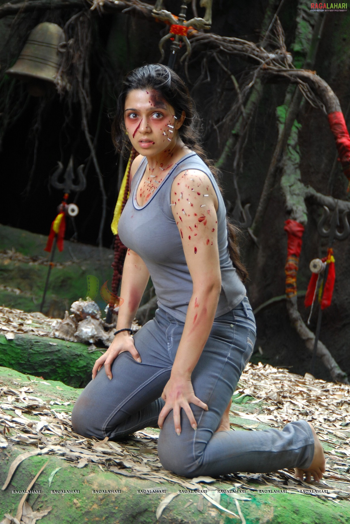 Charmi in Sakuchi Getup in Mangala, Photo Gallery