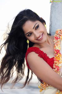 Madhavilatha Ragalahari Saree Shoot