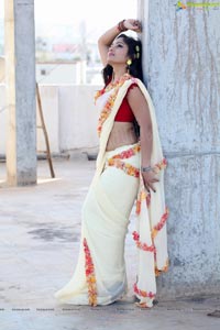 Madhavilatha Ragalahari Saree Shoot