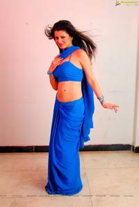 Menaka Spicy Saree Stills