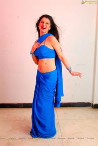 Menaka Spicy Saree Stills