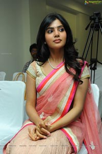 Samantha in Pink Saree