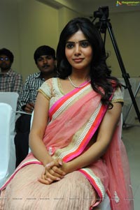 Samantha in Pink Saree