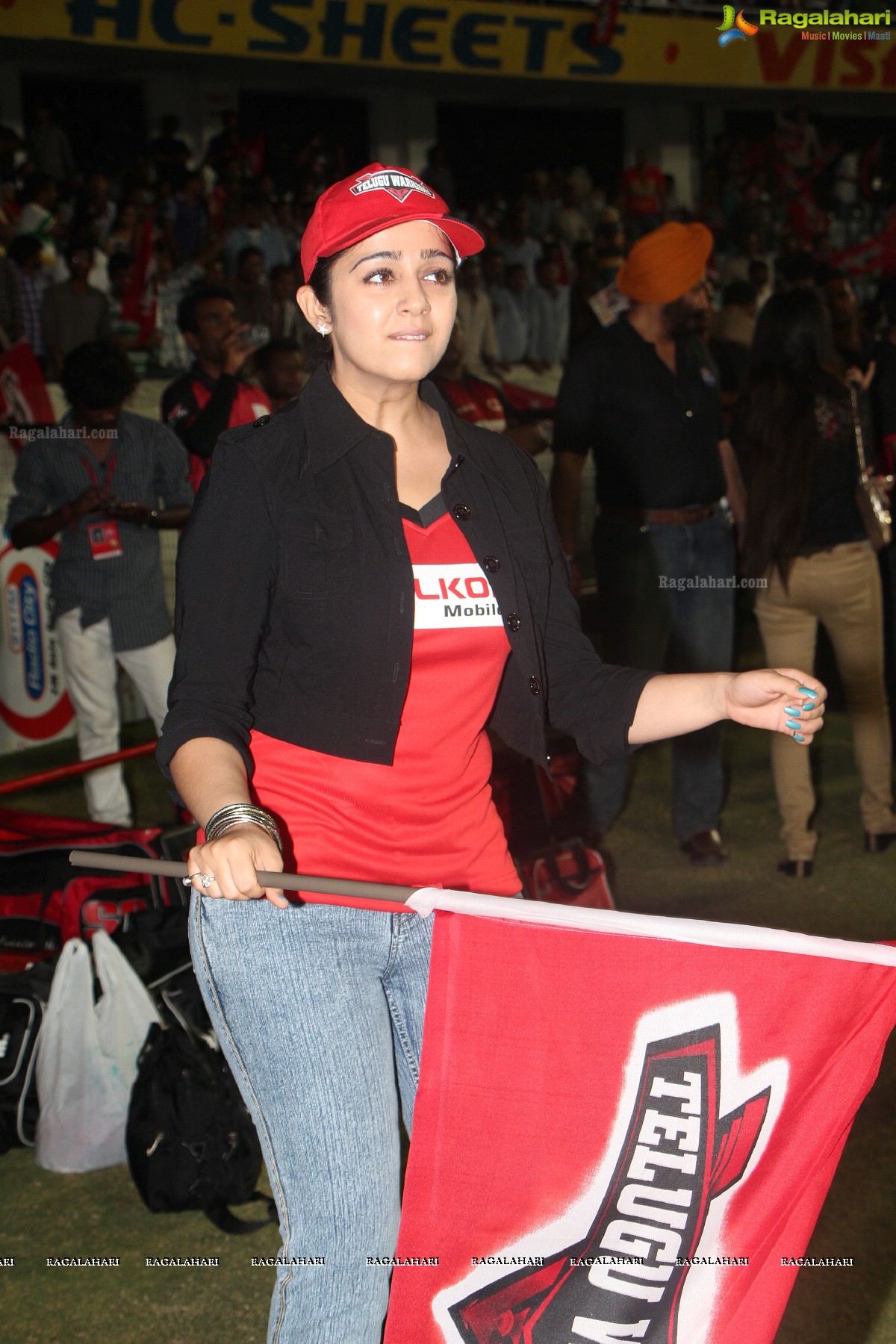 Charmme Kaur at CCL 3 Semi-Finals, Hyderabad, Exclusive Photos