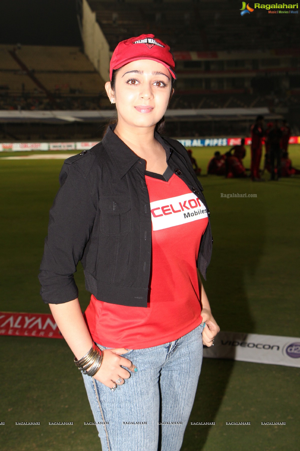 Charmme Kaur at CCL 3 Semi-Finals, Hyderabad, Exclusive Photos