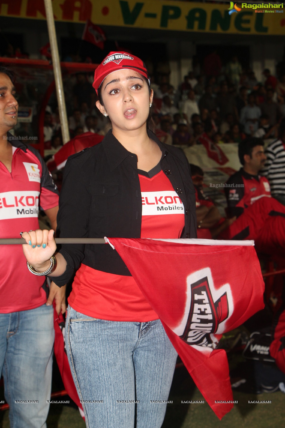Charmme Kaur at CCL 3 Semi-Finals, Hyderabad, Exclusive Photos