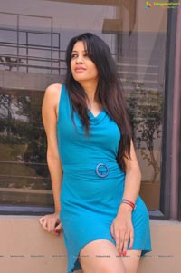 Diksha Panth in Blue Skirt