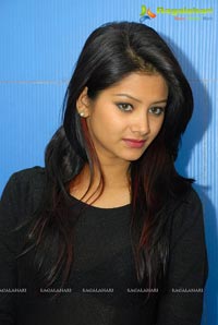 Mounika in Black Dress