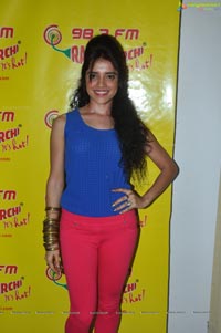 Pia Bajpai at Radio Mirchi