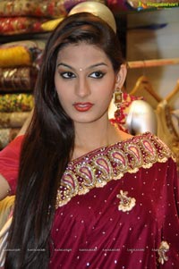 Swetha Jadav Hot Saree Stills