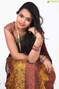 Marina Ibrahim in Half Saree