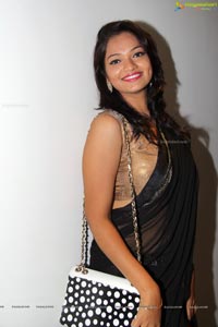 Ashwini in Black Saree