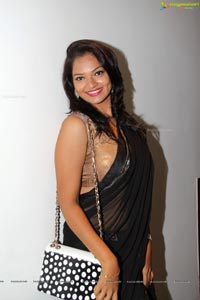 Ashwini in Black Saree