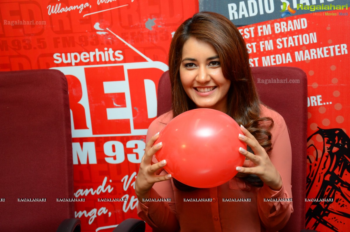 Gorgeous Actress Raashi Khanna at RED FM 93.5