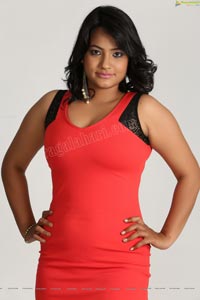 Saritha Sharma in Pink Dress