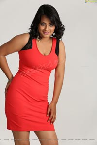 Saritha Sharma in Pink Dress