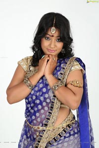 Saritha Sharma Half Saree