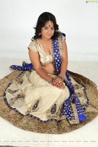 Saritha Sharma Half Saree