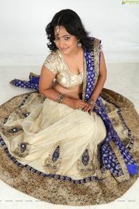 Saritha Sharma Half Saree