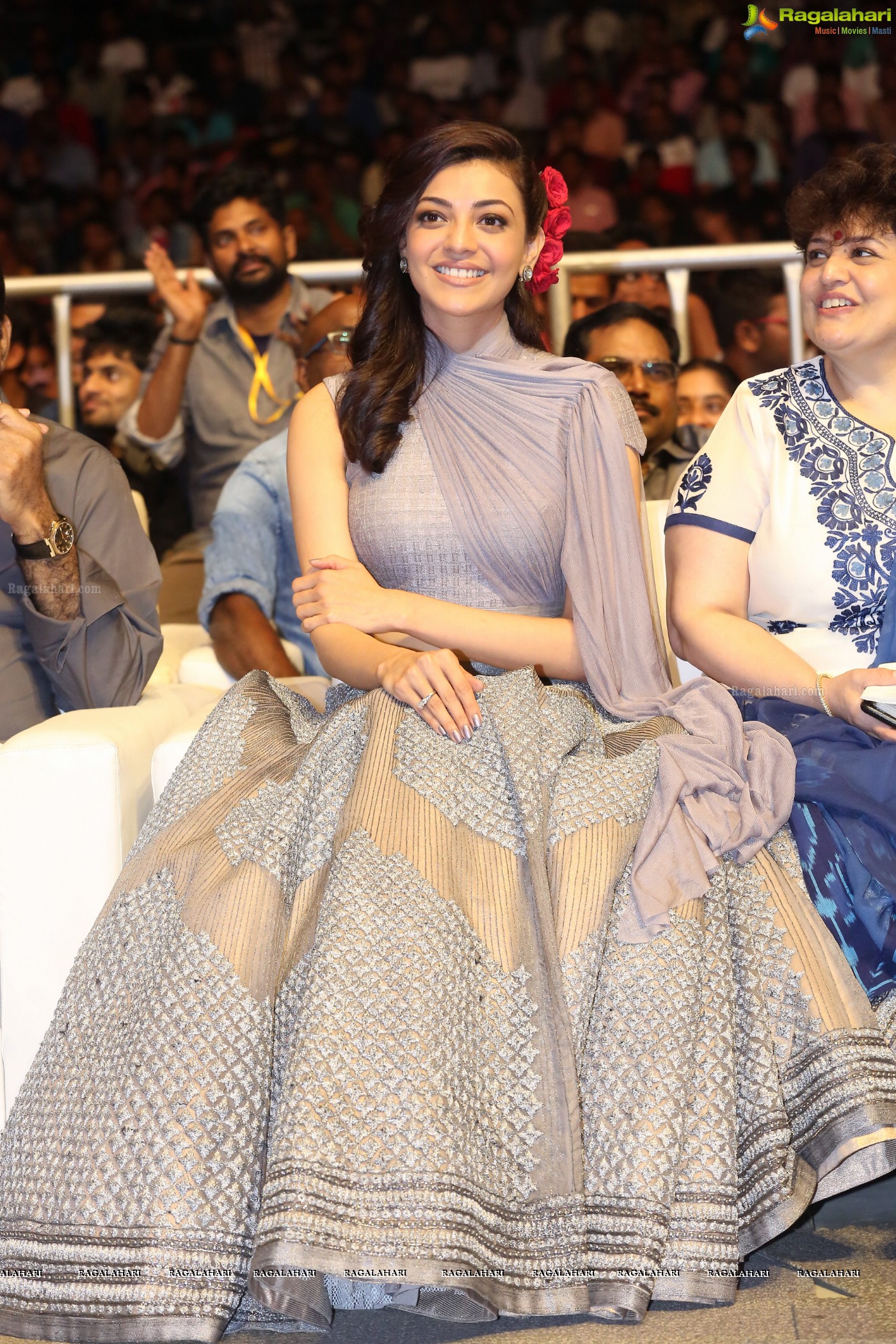 Kajal Aggarwal at Sardaar Gabbar Singh Audio Release