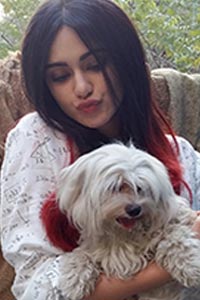 Adah Sharma with Pets