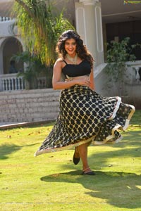 Hebah Patel Black Dress