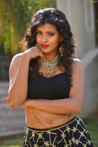 Hebah Patel Black Dress