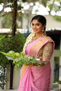 Karunya Chowdary Ugadi Photo Shoot