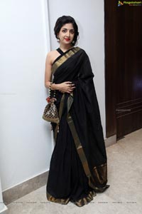 Poonam Kaur Black Saree