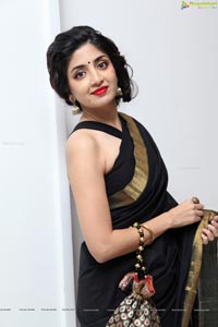 Poonam Kaur Black Saree