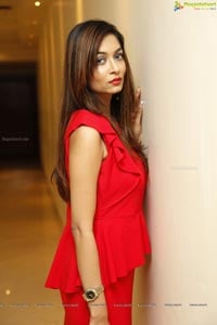 Rraxshmi Thakur Red Dress