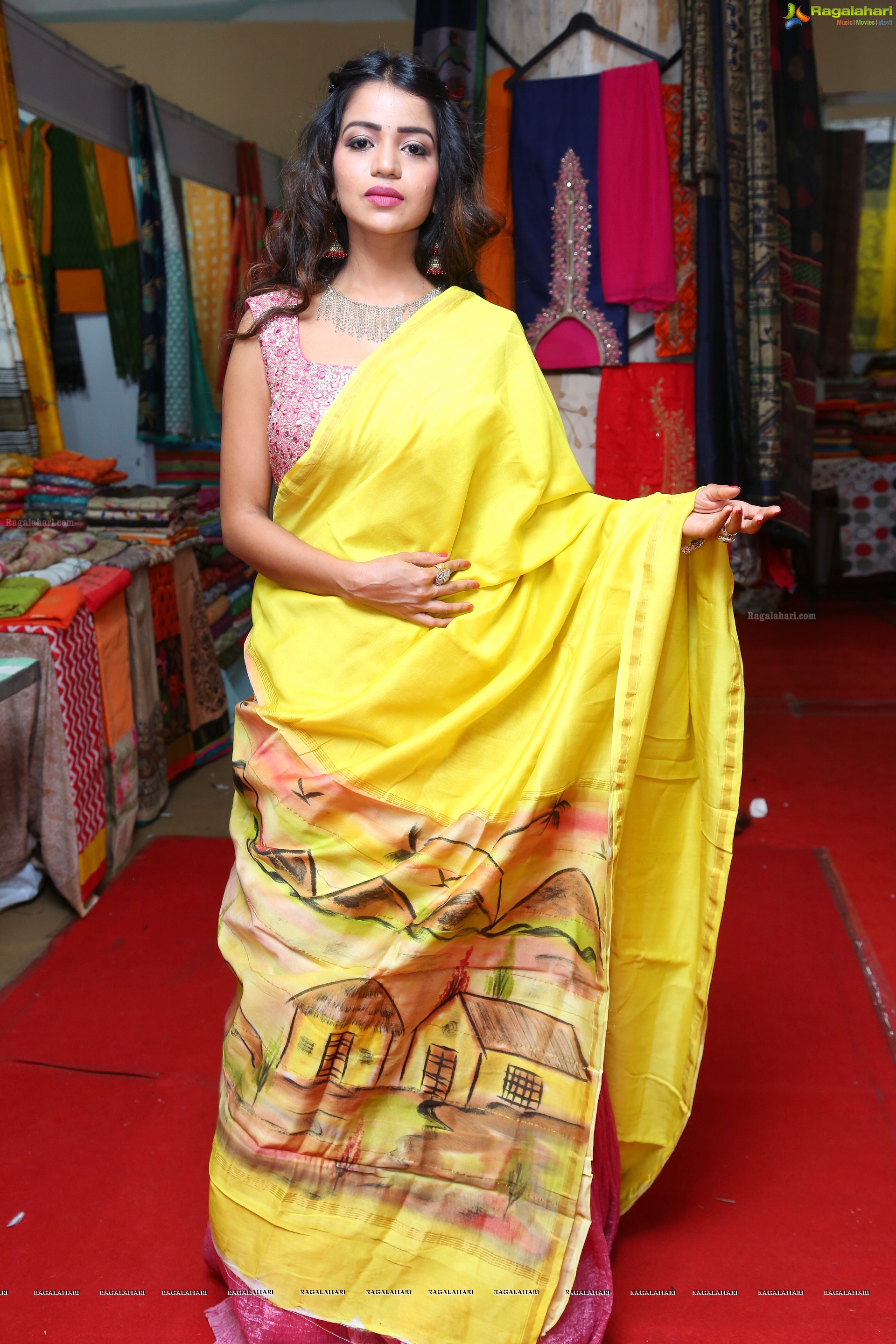 Bhyavya Sri at National Silk Expo launch