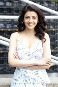 Kajal Aggarwal Photo Gallery at MLA Interview