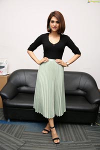 Shraddha Das in Long Green Skirt