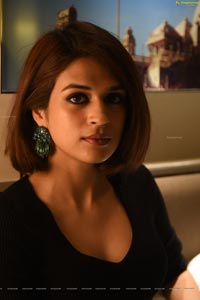 Shraddha Das in Long Green Skirt