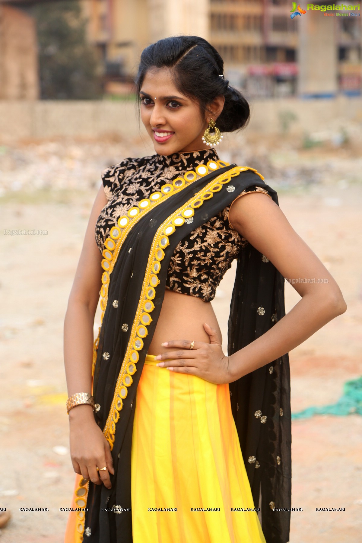 Charishma Shreekar at Ala Nenu Ila Nuvvu Movie Launch