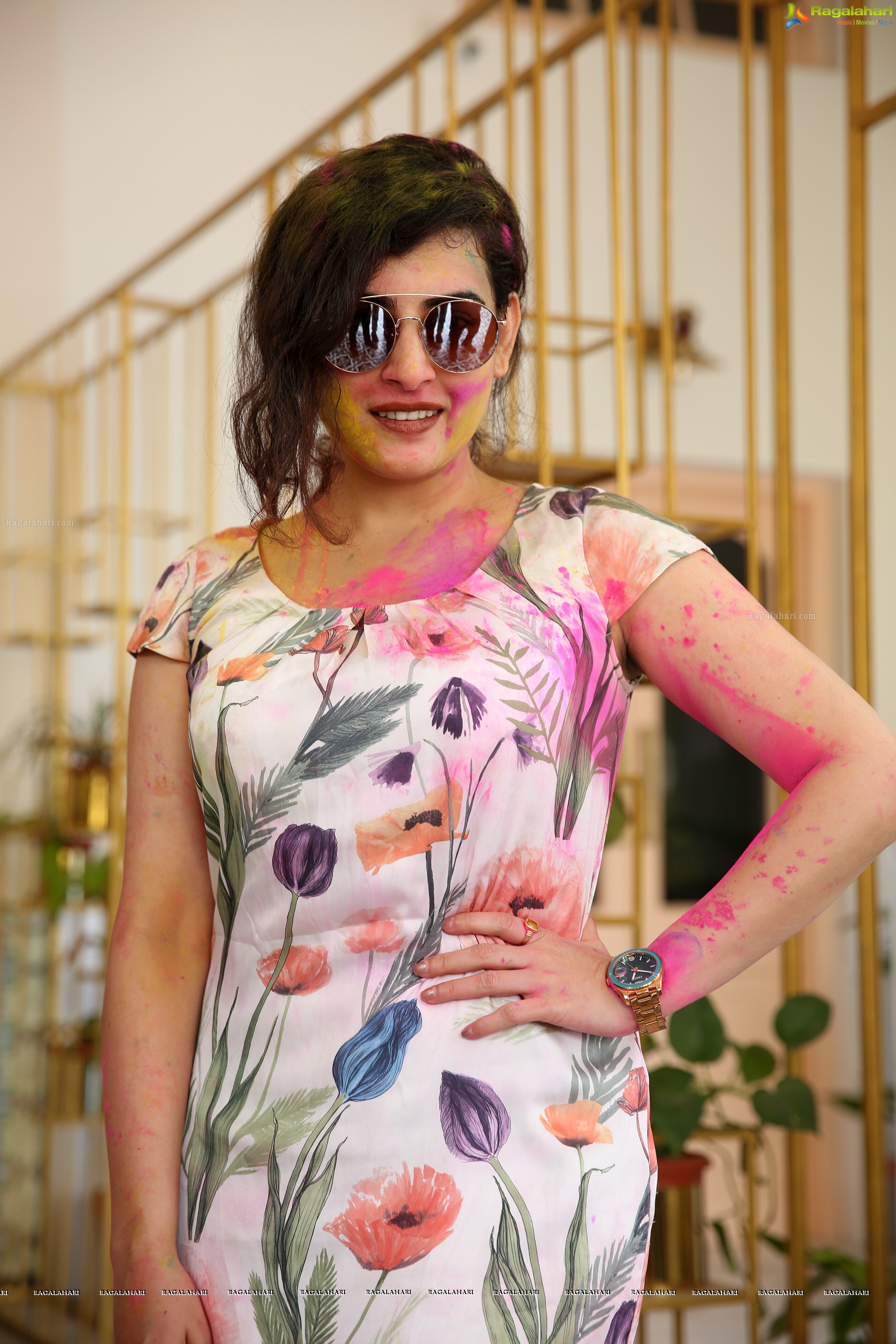 Archana Shastry @ Grand Holi Celebrations 'Holi Hai' By Country Club - HD Gallery