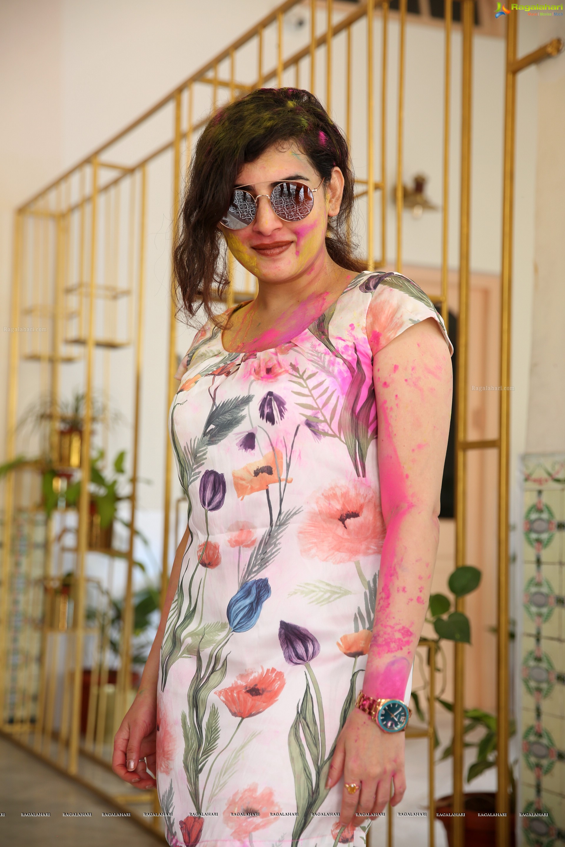 Archana Shastry @ Grand Holi Celebrations 'Holi Hai' By Country Club - HD Gallery