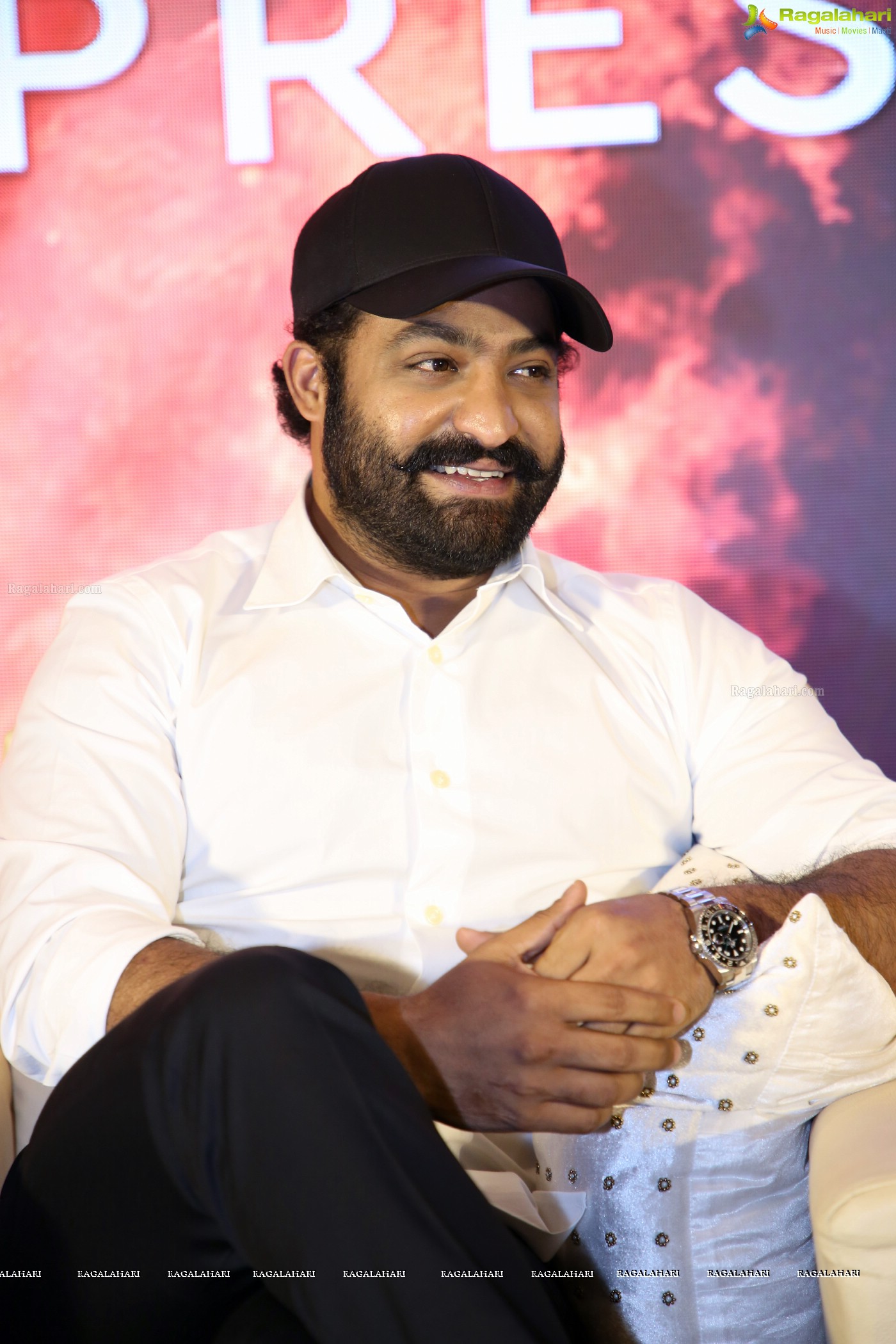 Jr NTR at RRR Movie Press Meet