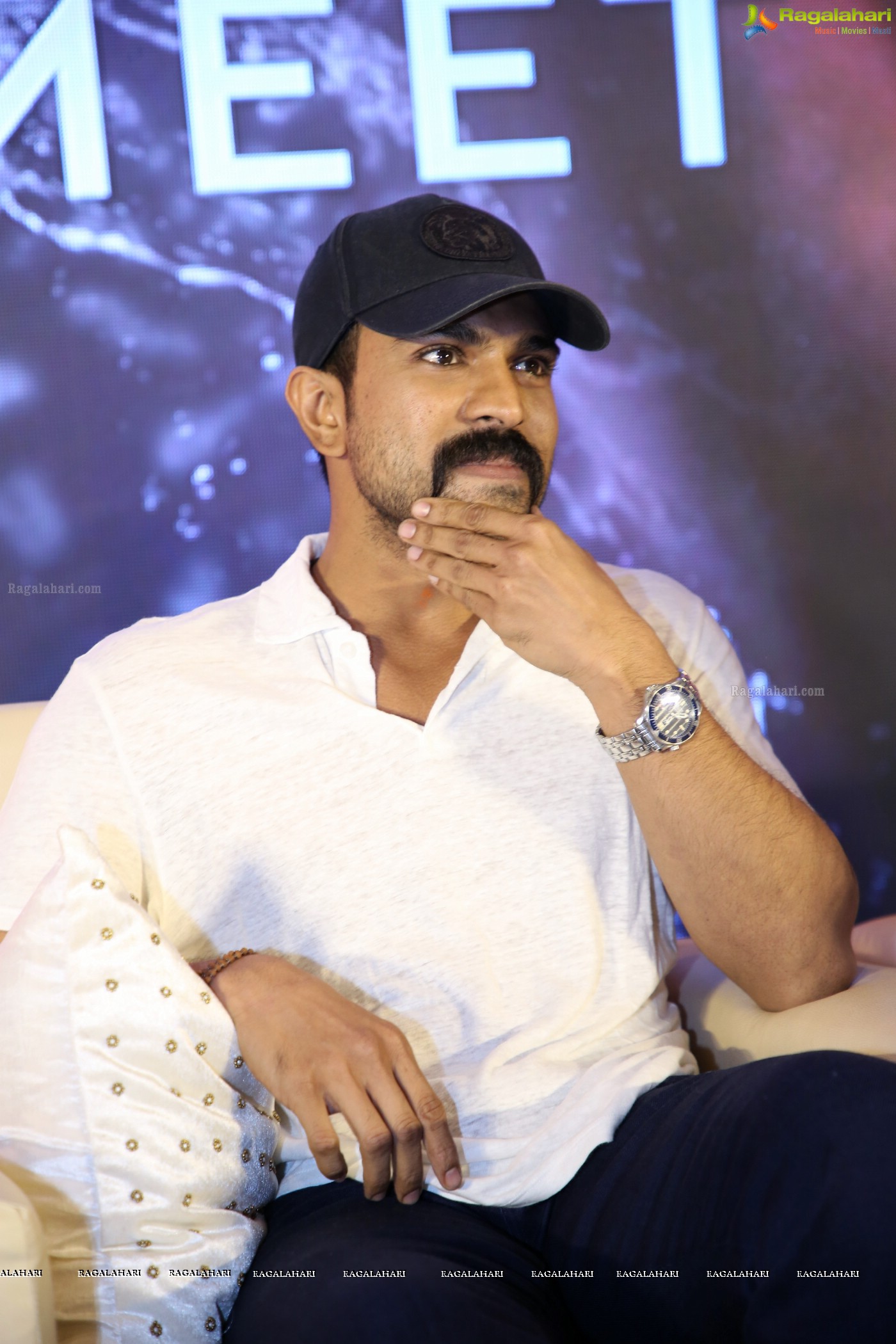 Ram Charan @ RRR Movie Press Meet