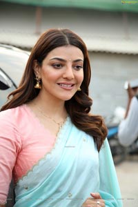 Kajal Agarwal at Priya Gold Oils Promotional Activity