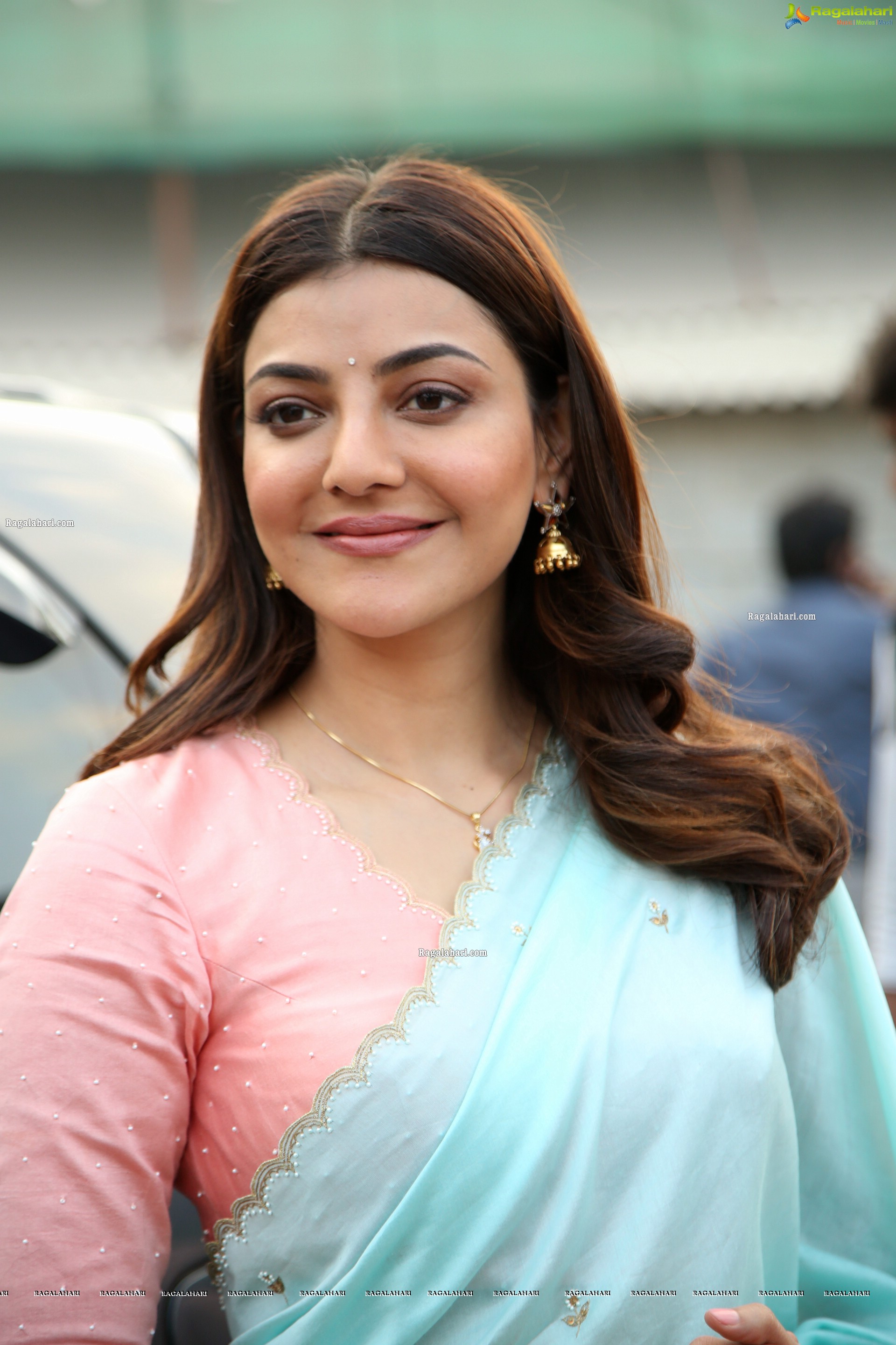 Kajal Agarwal at Priya Gold Oils Promotional Activity