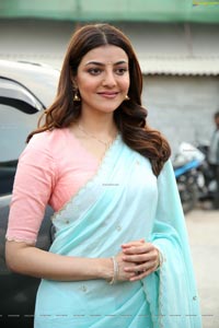 Kajal Agarwal at Priya Gold Oils Promotional Activity