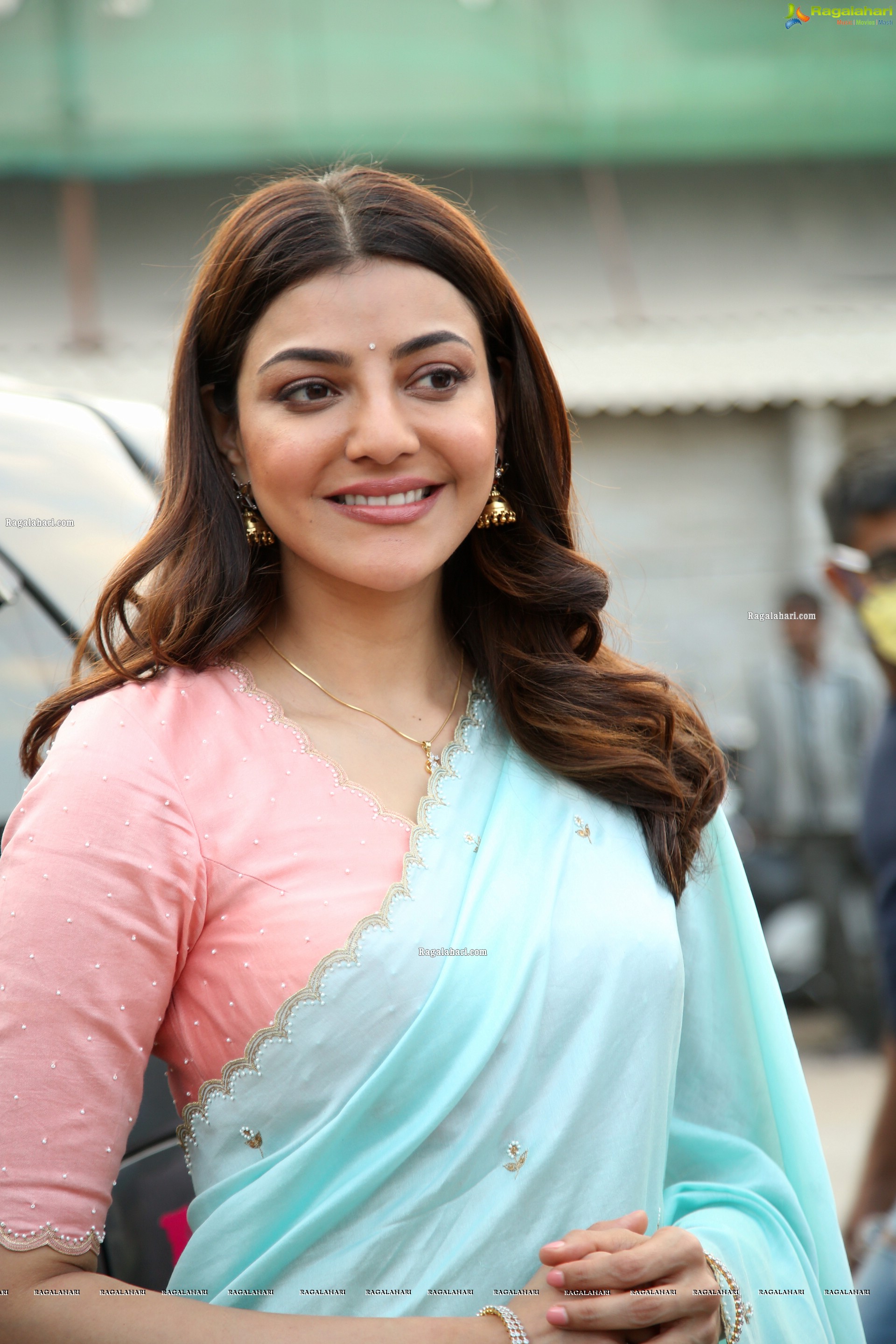 Kajal Agarwal at Priya Gold Oils Promotional Activity