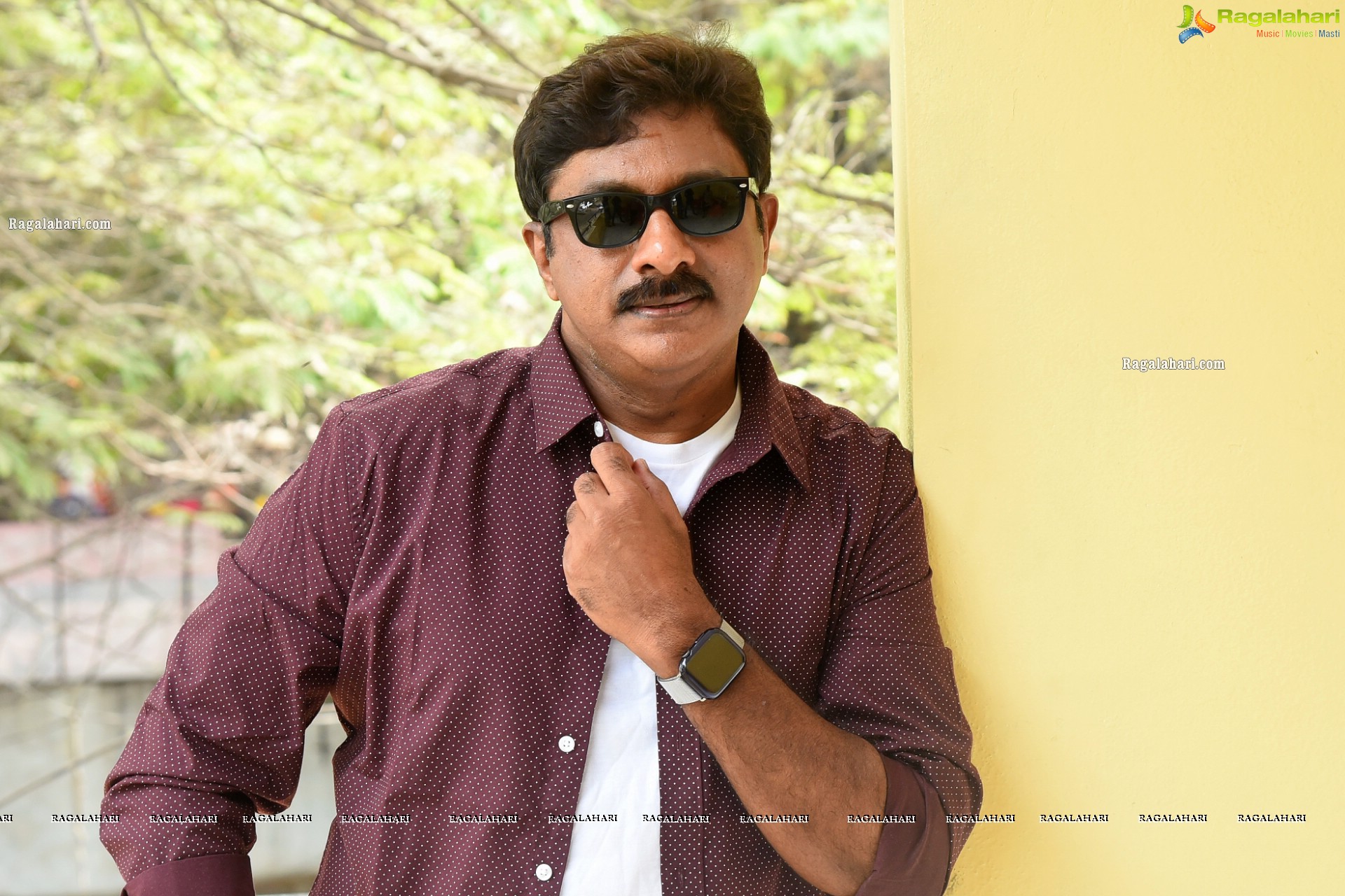 Raghu Kunche at Palasa 1978 Movie Interview Stills