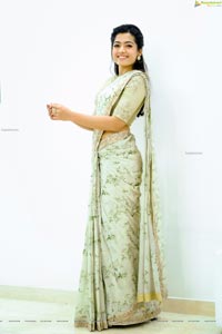 Rashmika Mandanna Designer Saree Photo Shoot